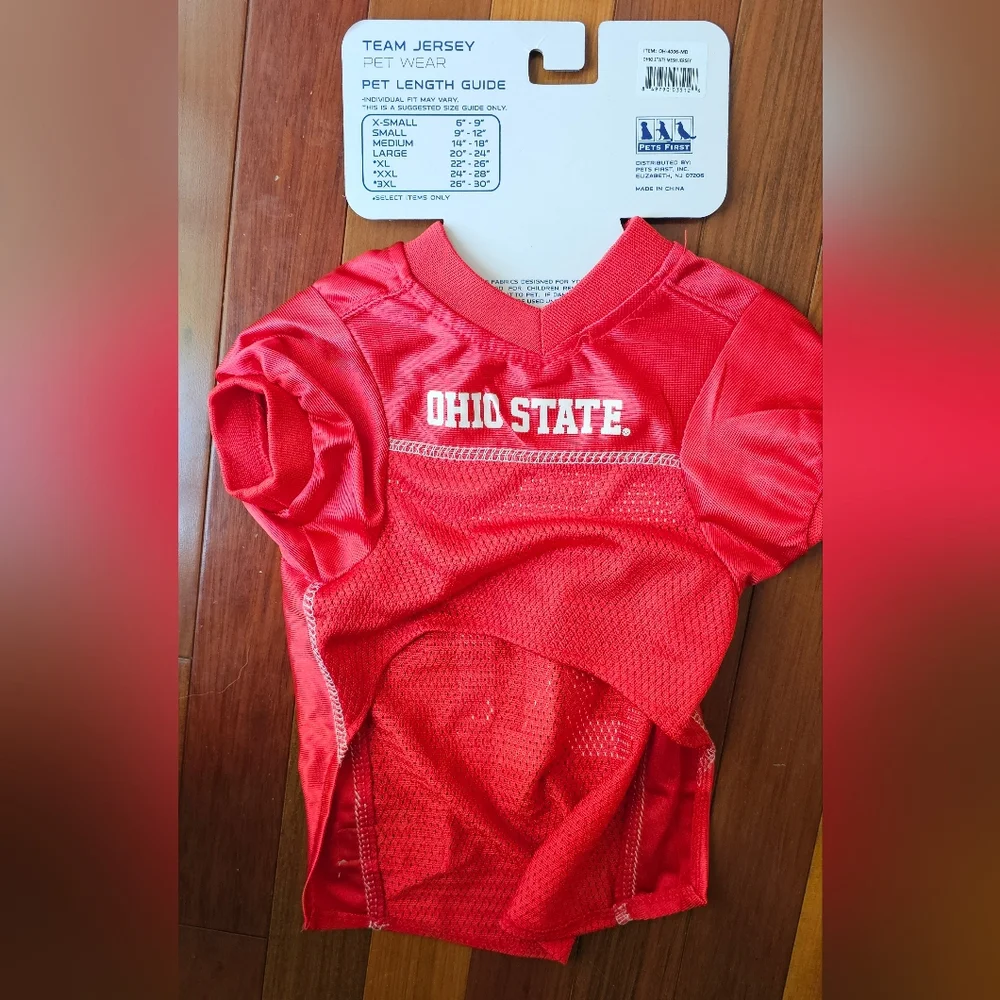 Ohio State Buckeyes Dog Jersey - Picture 5 of 10